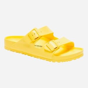Birkenstock Arizona Eva Unisex Rubber Vibrant Yellow Sandals  Size 44 NEW